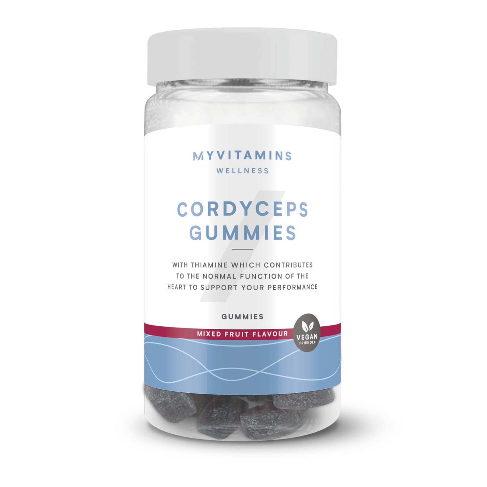 5059883472249 - Vitalpilz-Fruchtgummis - 60Gummibärchen - Cordyceps (Perform) - Mixed Fruit