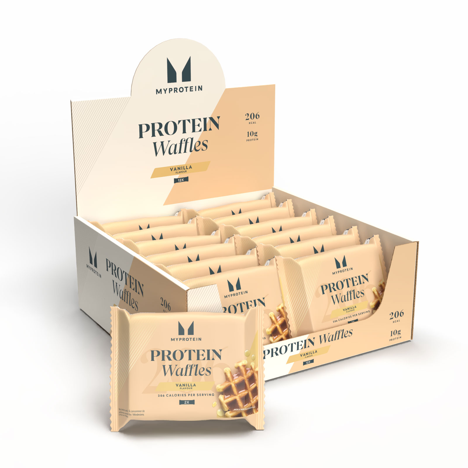 5059883473857 - Proteinwaffeln - 12 x 50g - Vanille
