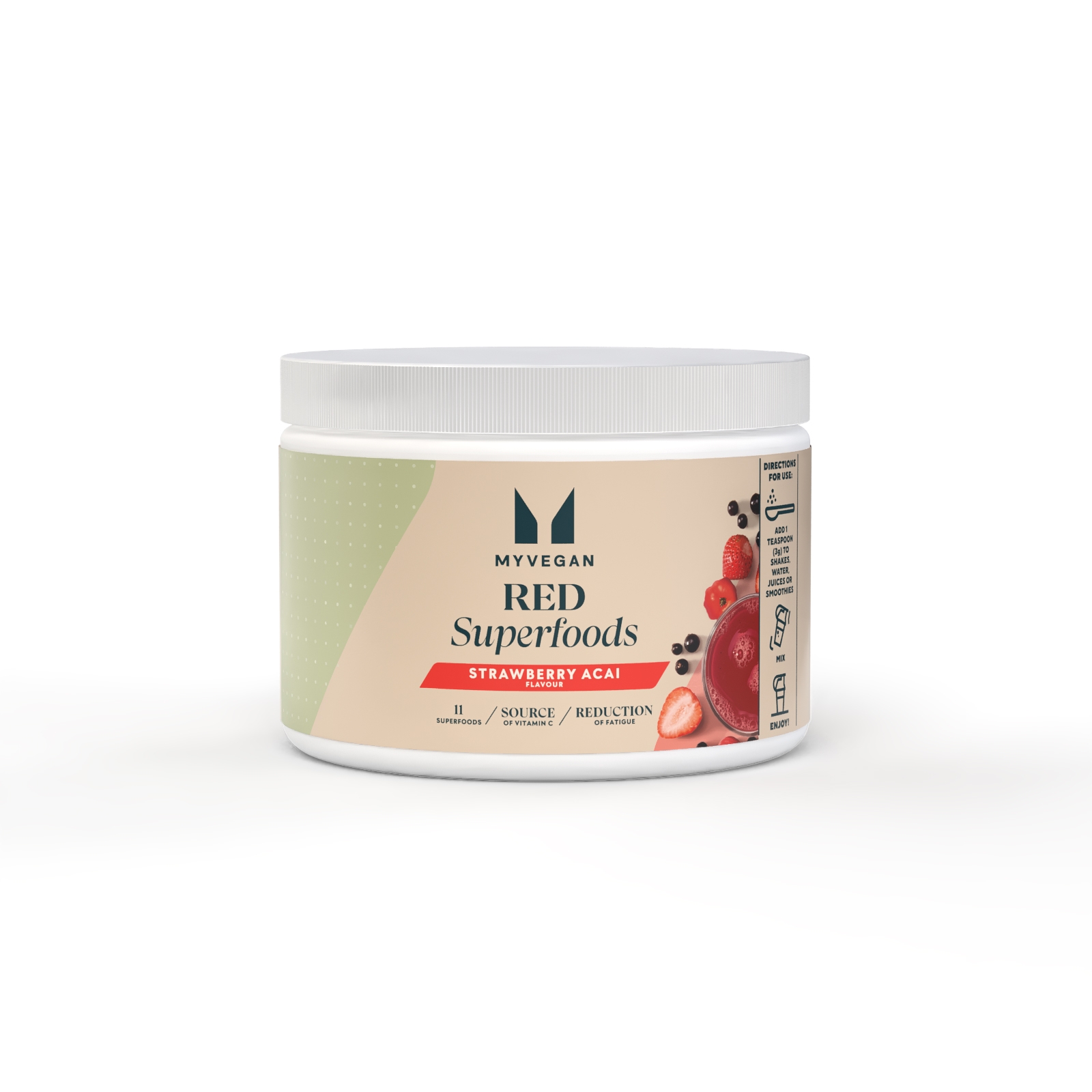 5059883476377 - Myprotein Superfoods Blend Bundle - Reds - Strawberry Acai - Yellow - Unflavoured - Greens - Raspberry Cranberry