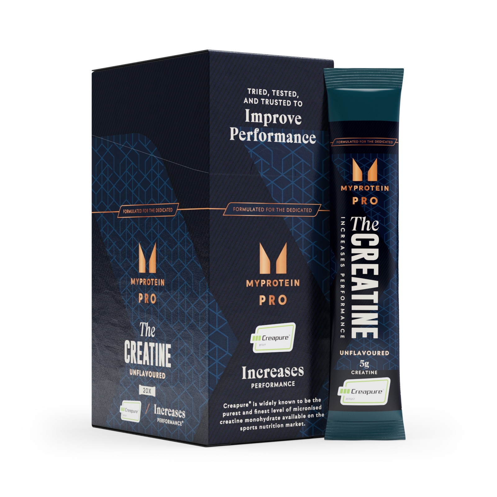 5059883486222 - THE Creatine (Creapure) Stickpack  - 20 x 57g - Geschmacksneutral