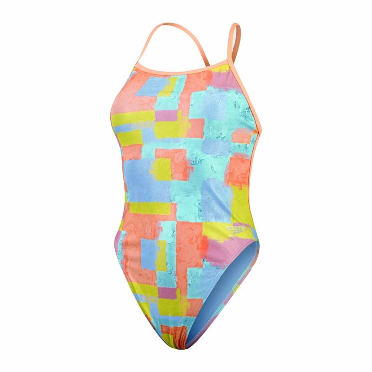 5059937559926 - Damen Badeanzug Allover Digital V-Back Blau
