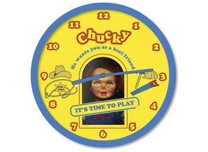 5059958545304 - Film - Chucky Wanduhr Time to Play Material Kunststoff 1 x aa Batterie erforderlich (nicht enthalten)