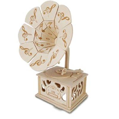 5060027573555 - Holz Grammophon | Puzzle