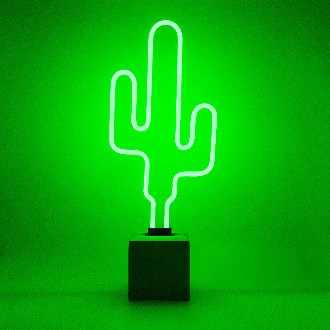 5060081506162 - Neon-Leuchtschrift mit Sockel Cactus