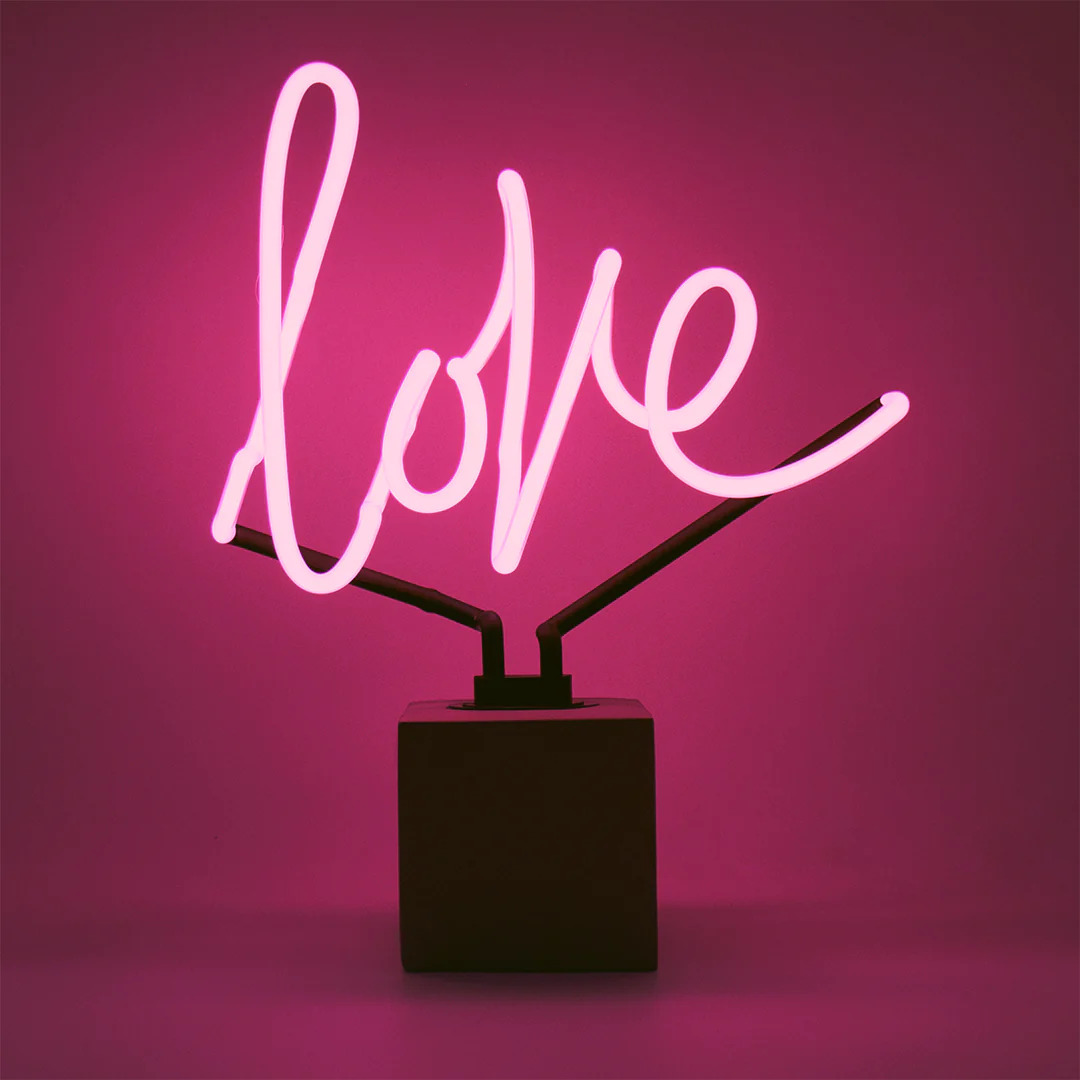 5060081506216 - Neon-Leuchtschrift mit Sockel Love