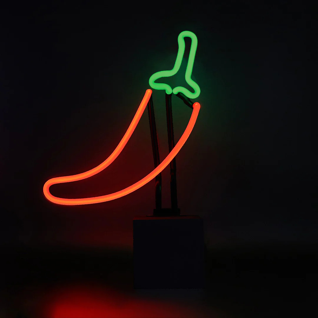 5060081506308 - Neon-Leuchtschrift mit Sockel Chilli 5060081506308 - Neon-Leuchtschrift mit Sockel Chilli