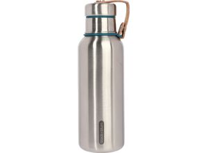 5060089726401 - Isolierflasche BLACK+BLUM Insulated Bottle Trinkflaschen Gr 500 ml blau Thermoflaschen Isolierflaschen und Trinkflaschen Edelstahl Tragschlaufe aus Kunstleder 500 ml