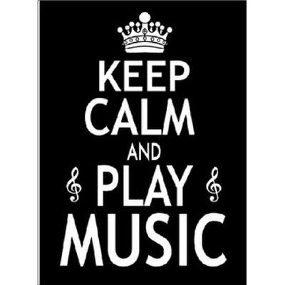 5060149334324 - Doppelkarte | Karte | Keep calm and play music