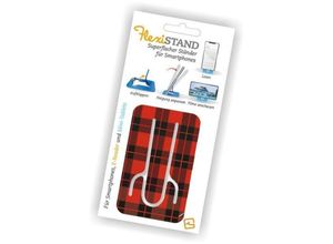 5060213016842 - Flexistand Red Tartan - superflacher Aufsteller für Smartphones und Mini-Tablets