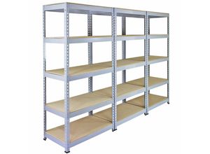 5060225631217 - Monster Racking - Sparangebot 3 x Q-Rax Regale Hochleistungsregale Schwerlastregal Lagerregal Garagenregal Stahlregal Industrieregal Werkstattregal