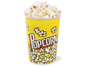 5060225636151 - KuKoo 25 x Popcorn Kartons Popcornbox Popcorntüten Tüten Boxen - Silber