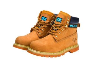 5060242332005 - OX - Honey Nubuck Sicherheitsstiefel – Größe 7