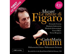 5060244551572 - Mozart Le Nozze Di Figaro - CarloMaria Giulini Philharmonia Chorus & Orchestra (CD)