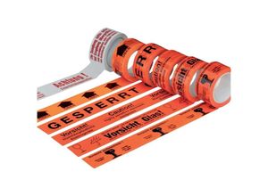 5060288740253 - Neutrale Produktlinie - WerkzeugHERO Warn-Klebeband 50mmx66m-Oben-