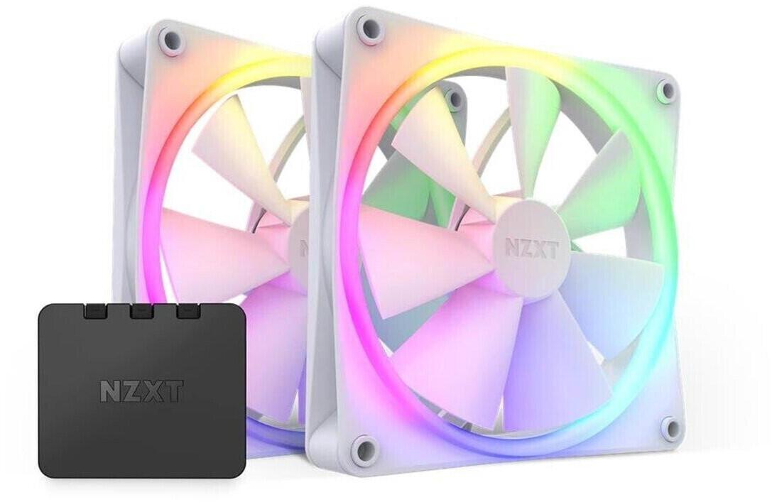 5060301699995 - NZXT F140 RGB 2-pack & RGB Controller - White - Gehäuselüfter - 140 mm - Weiß mit RGB-Beleuchtung - 33 dBA