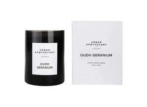 5060348093367 - - Luxury Boxed Glass Candle - Oudh Geranium - -luxury Boxed Glass Candle-oudh Geranium