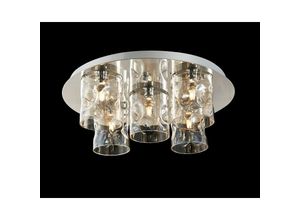 5060419710469 - Illuminati Lighting - Illuminati Venus 5 LED-Einbauleuchten in Champagner Glasschirm