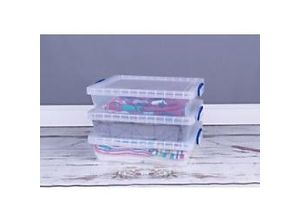 5060456652067 - Really Useful Box Aufbewahrungsbox 105 l Transparent Kunststoff 383 x 46 x 113 cm 3 Stück