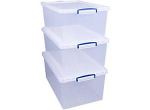 5060456652098 - Really Useful Box Aufbewahrungsbox 62 L Transparent Kunststoff 44 x 685 x 287 cm 3 Stück