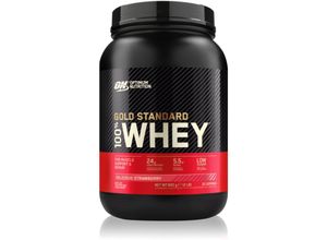 5060469981499 - Gold Standard Whey Protein Molkenprotein Geschmack Strawberry 900 g