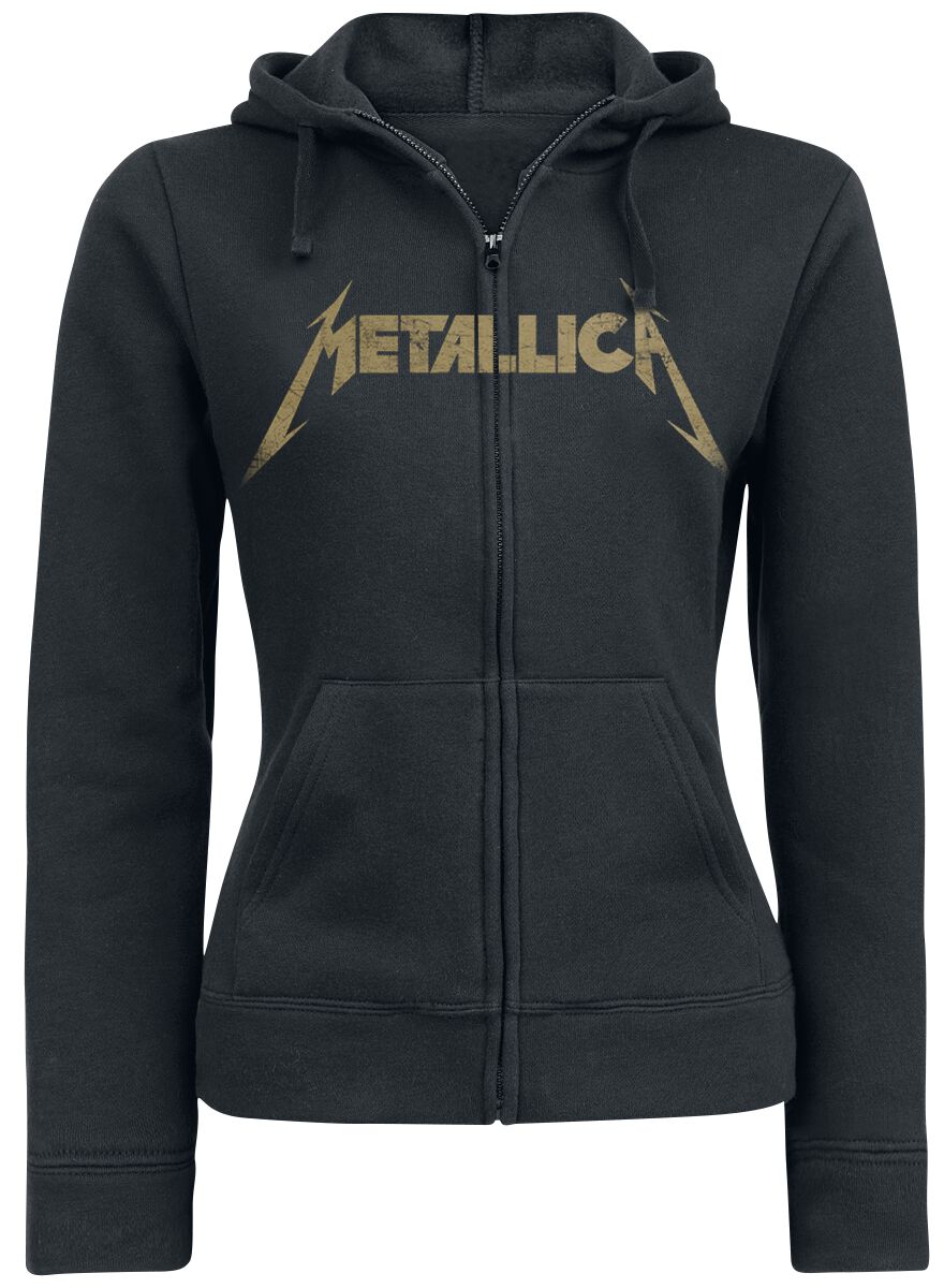 5060489500472 - Metallica Hetfield Iron Cross Guitar Kapuzenjacke schwarz in L