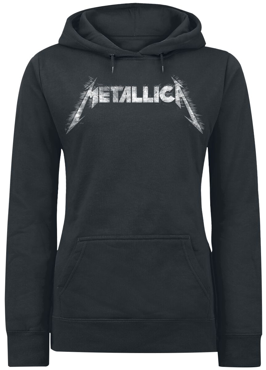 5060489500816 - Metallica Spiked Kapuzenpullover schwarz in M 5060489500816 - Metallica Spiked Kapuzenpullover schwarz in M