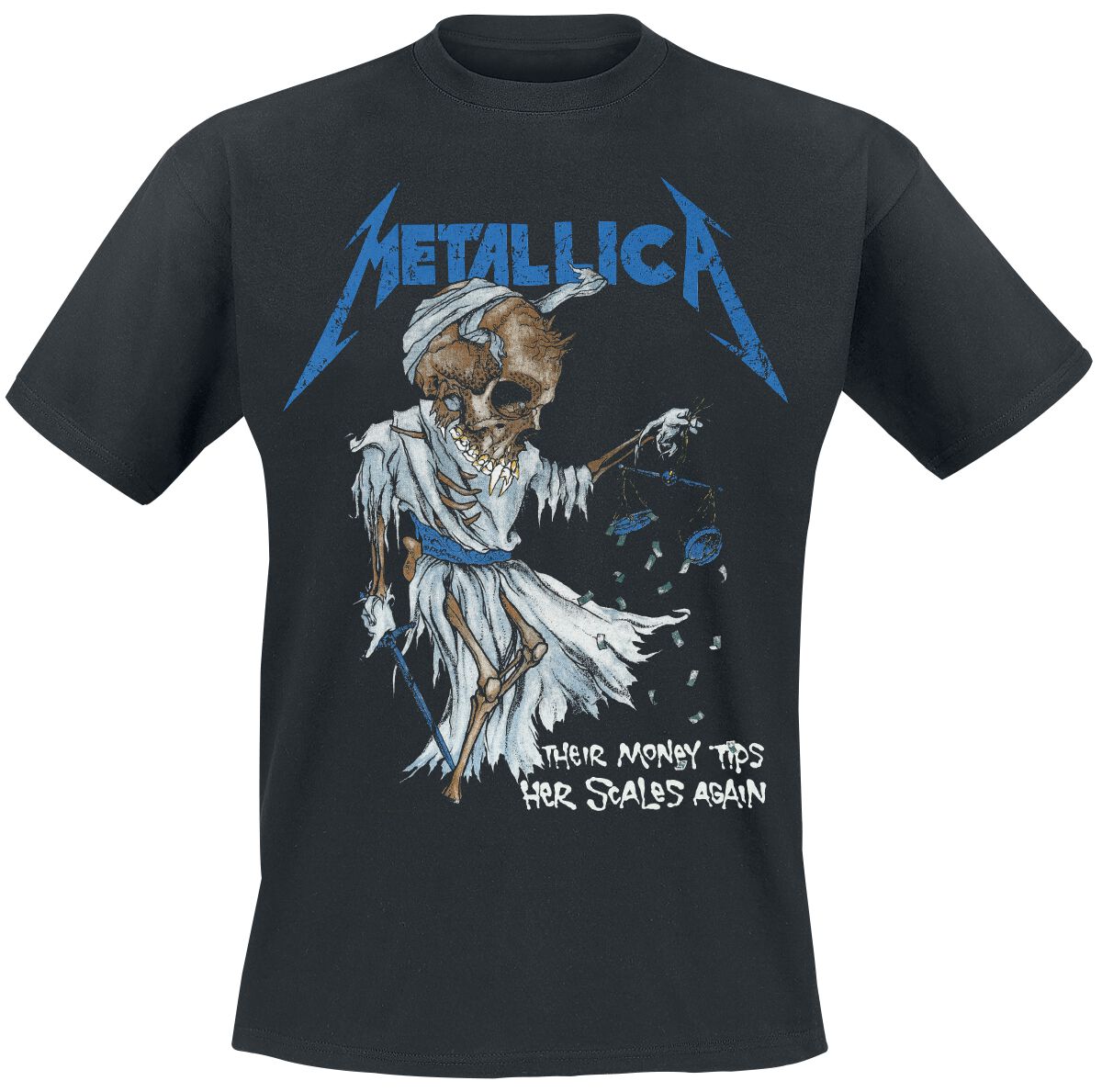 5060489509925 - Metallica Tip Scales T-Shirt schwarz in 3XL