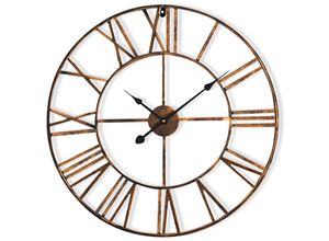 5060524221638 - Casa Chic - Queensway 60 Wanduhr Metallrahmen geräuschlos ø 60 cm - Kupfer