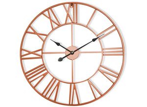 5060524222000 - Casa Chic - Queensway 80 Wanduhr Metallrahmen geräuschlos ø 76 cm - Roségold