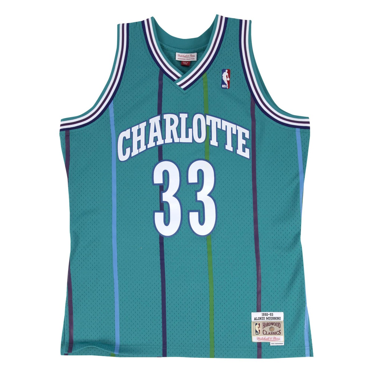 5060593890247 - Jersey Charlotte Hornets 1992-93 Alonzo Mourning