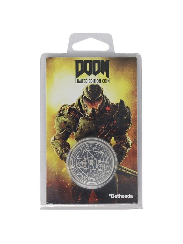 5060662461309 - - DOOM Limited Edition 25th Anniversary Collectible Coin