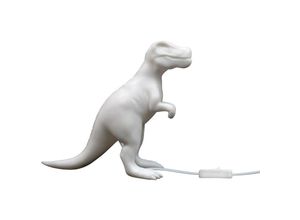 5060679339080 - Dinosaurier T-Rex Tischlampe Tyrannosaurus Rex Leuchte weiß 100 % Kunststoff 13 LEDs usb Betrieb mit Kabel Geschenkverpackung