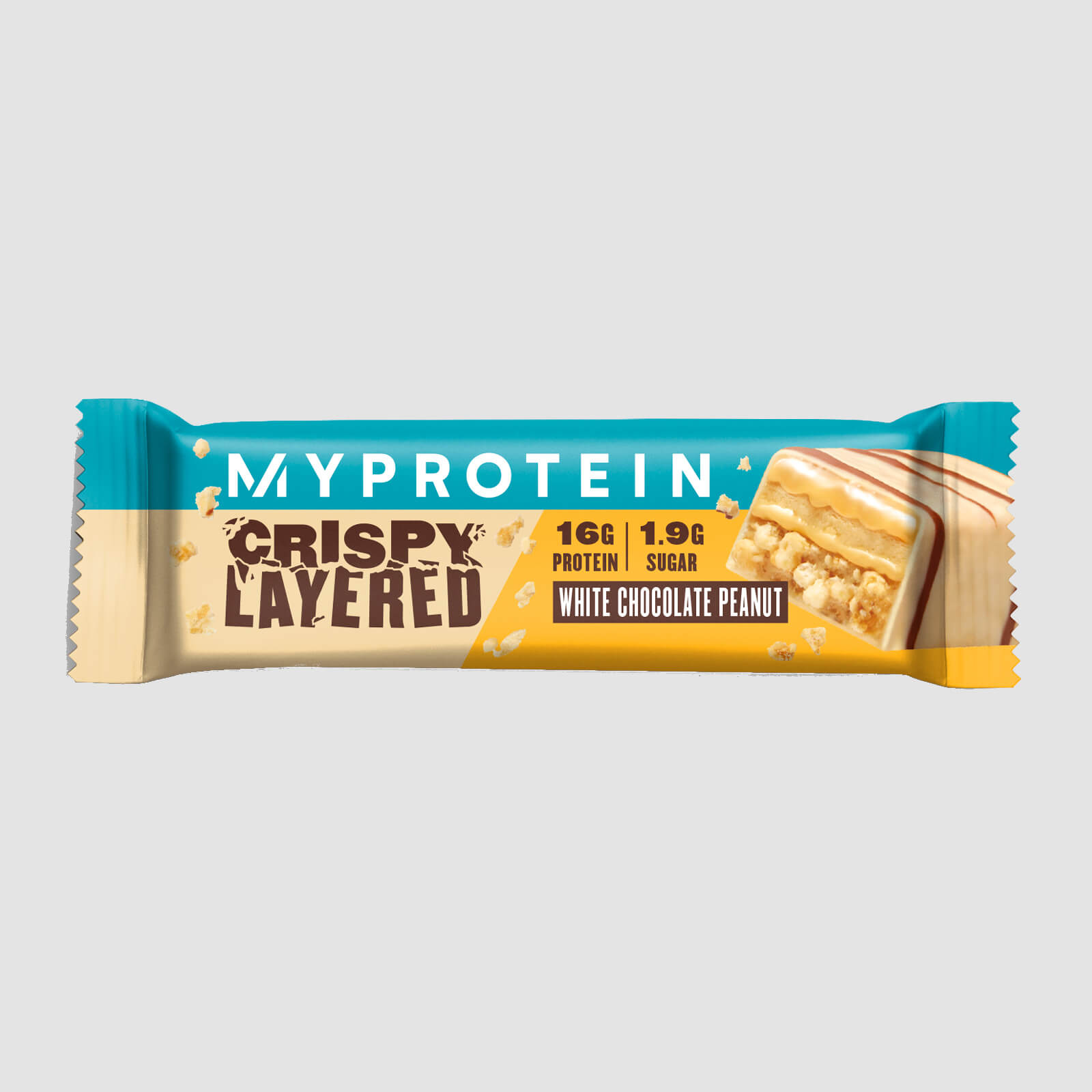 5060746509231 - Myprotein Crispy Layered Bar White Chocolate Peanut 58g (Sample)