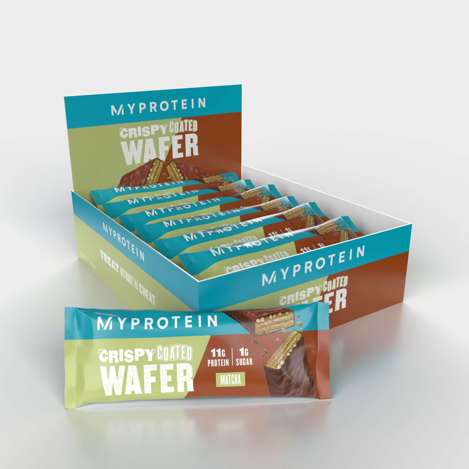 5060746509323 - Crispy Coated Wafer - 12x40g - Matcha