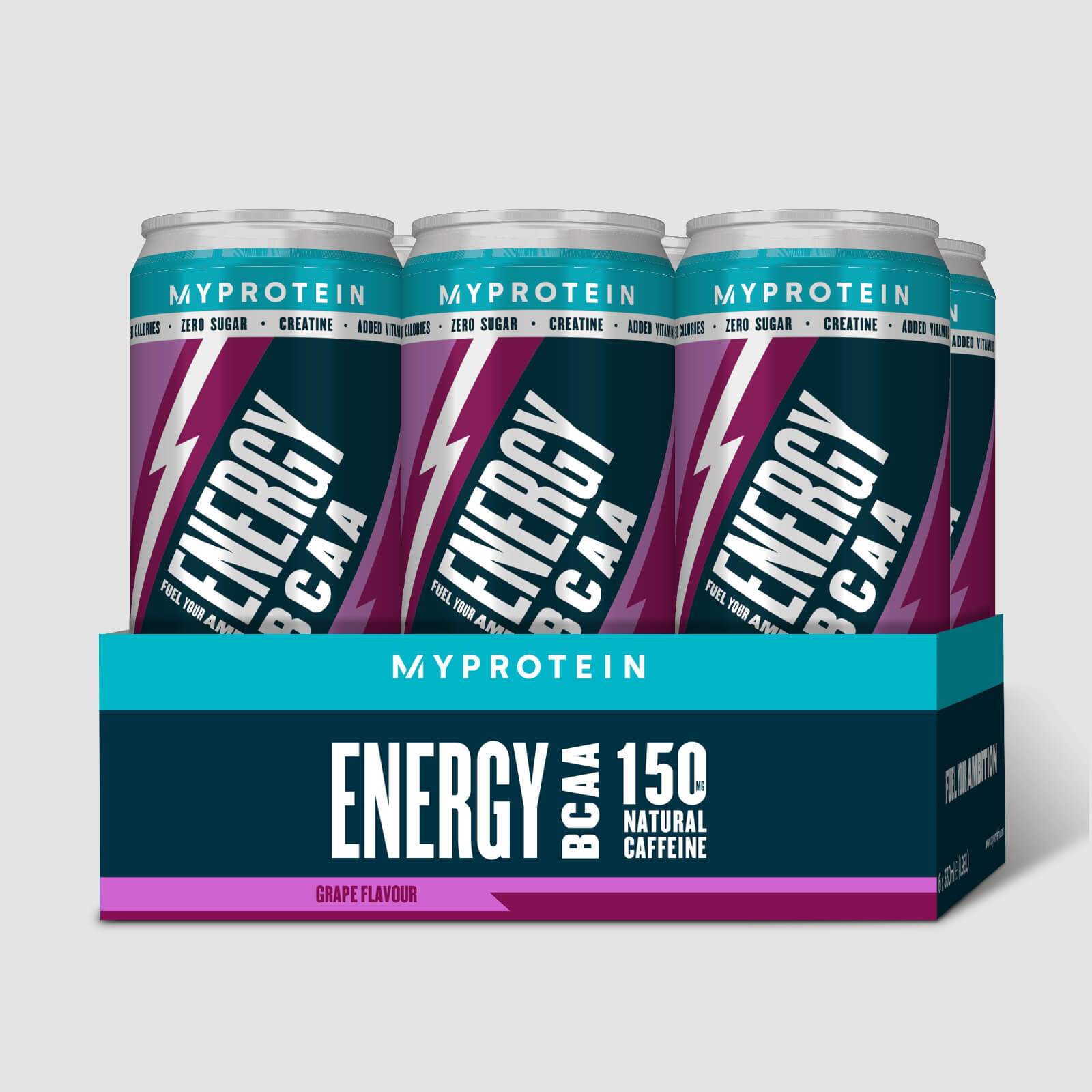 5060746520441 - BCAA Energy Drink - 6 x 330ml - Traube