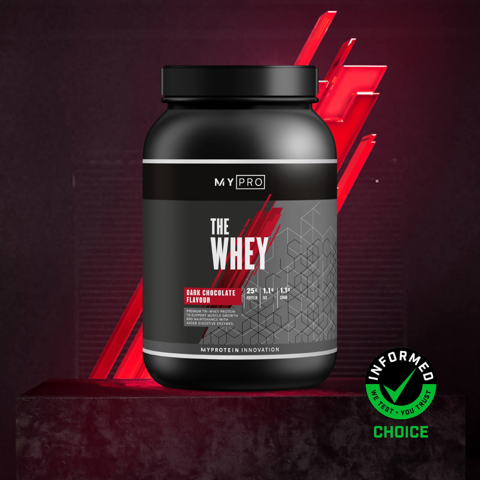 5060746522407 - THE Whey - 18kg - Dark Chocolate