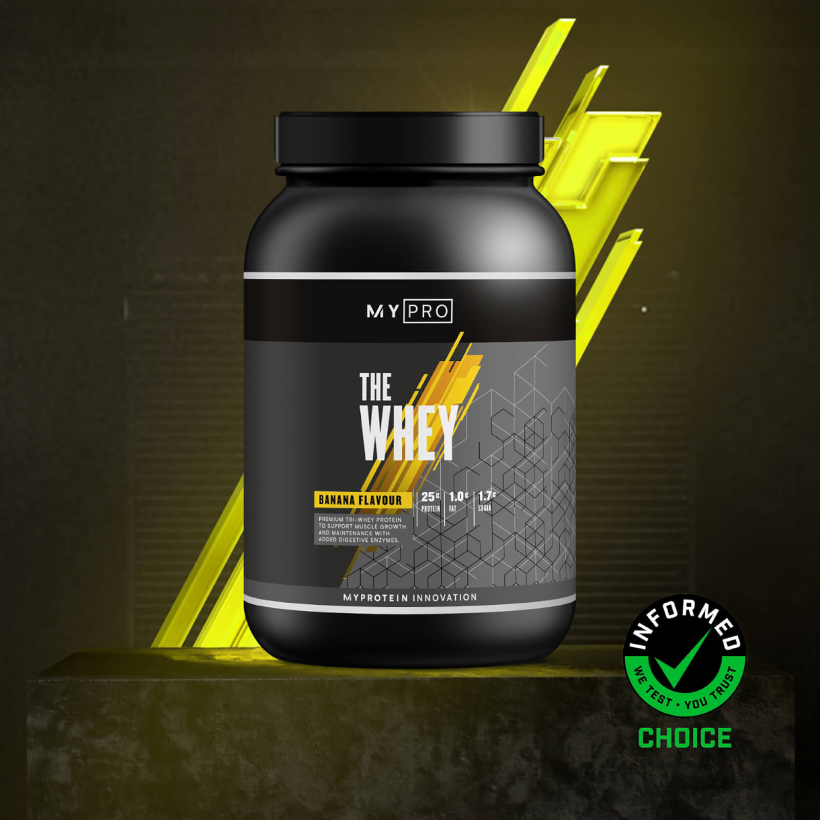 5060746522636 - THE Whey - 18kg - Banane