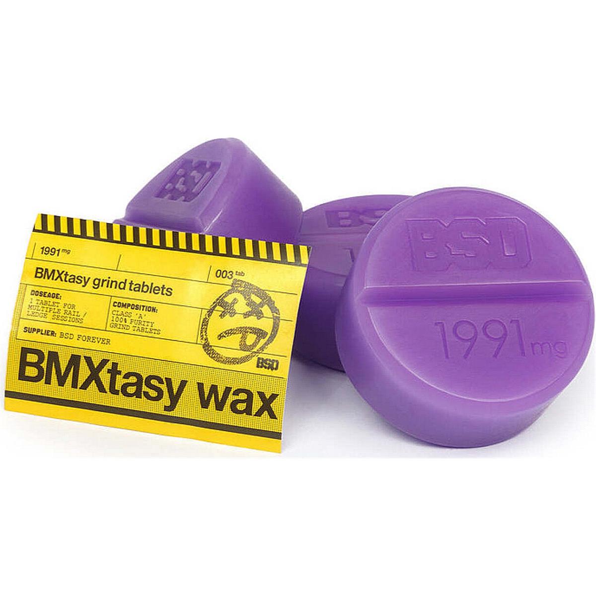 5060792162190 - BMXstasy Grind Wax Purple Swag - 3er Pack für BMX Lila