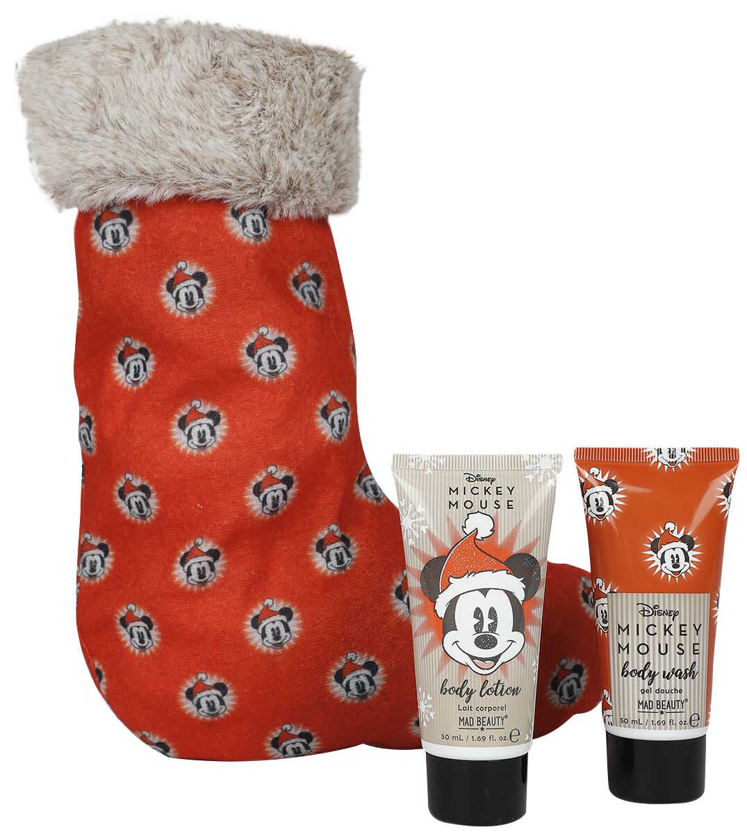 5060895833829 - Mickey Mouse Mad Beauty - Mickey - gefüllter Weihnachtsstrumpf Pflegeset multicolor