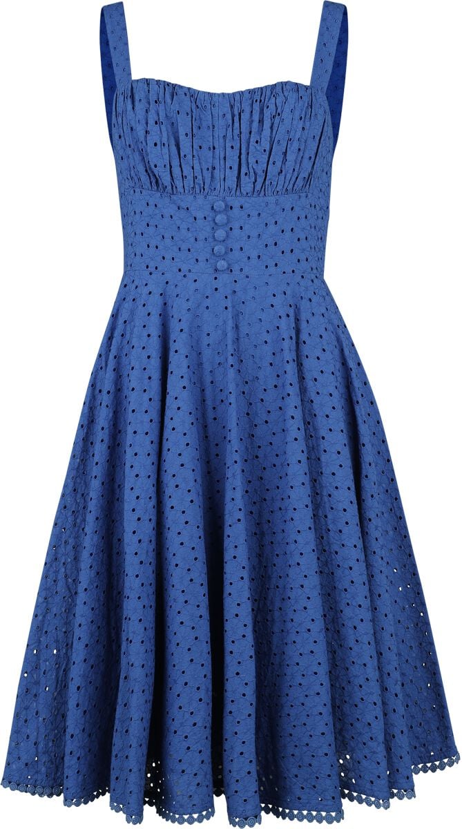 5060919795072 - Valerie Dress Mittellanges Kleid blau in XL