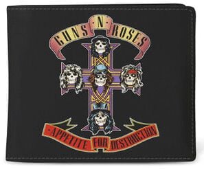 5060937961602 - Guns N Roses Rocksax - Appetite For Destruction Geldbörse schwarz