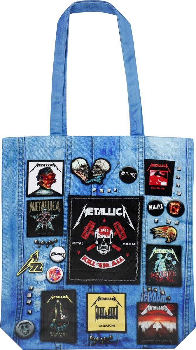 5060937966973 - Metallica Rocksax - Metallica Stofftasche multicolor