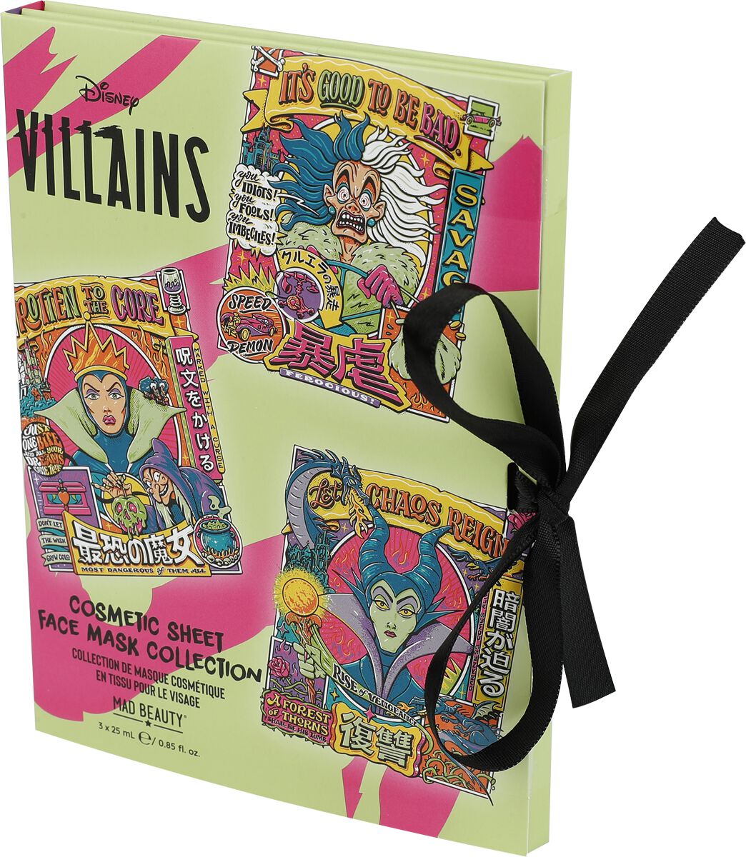 5061038770575 - Mad Beauty - Villains Gesichtsmasken-Set Gesichtsmaske multicolor