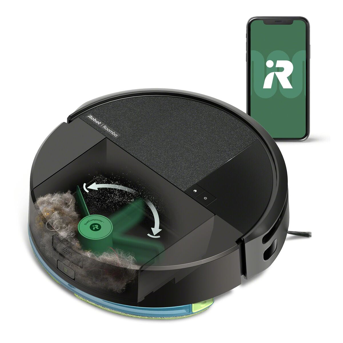 5061042263025 - iRobot Roboter Staubsauger Roomba Combo 205 AutoCompact Saugroboter - Schwarz