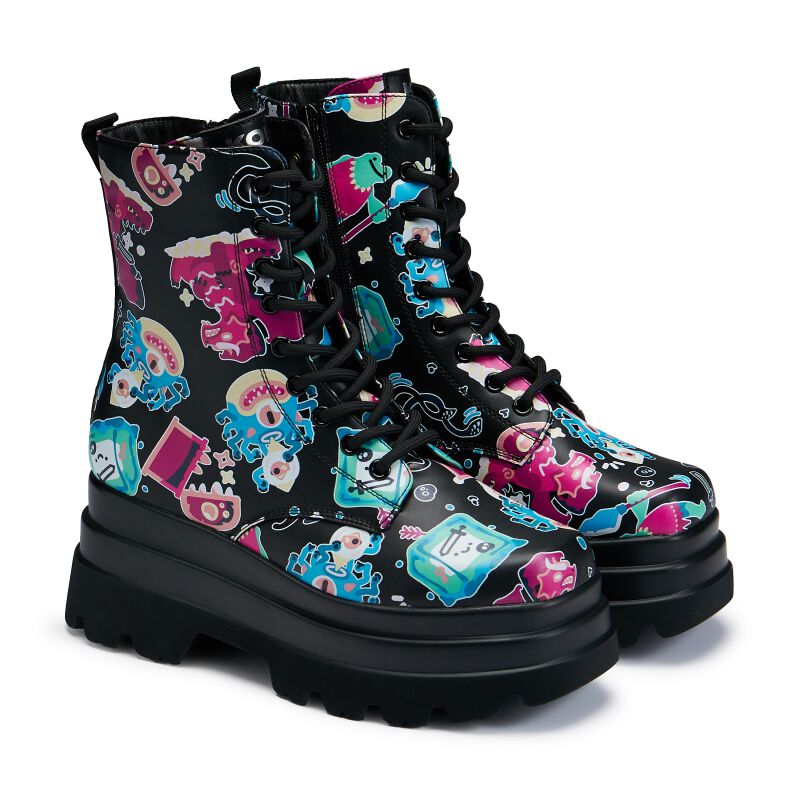 5061074035904 - x D&D Lotta Monsters Trident Platform Boots Boot multicolor in EU40
