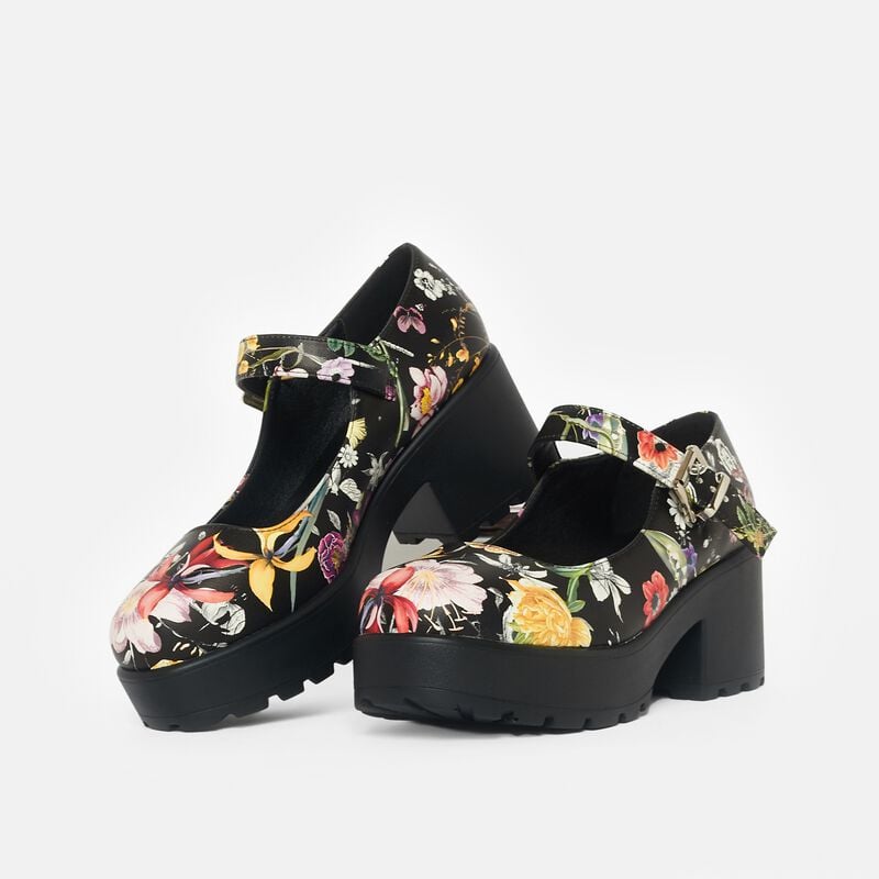 5061074039636 - Tira Mary Janes Floral Edition High Heel multicolor in EU36 5061074039636 - Tira Mary Janes Floral Edition High Heel multicolor in EU36