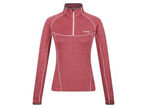 5063019243092 - Damen Fleece Pullover mineralrot (Größe 46)