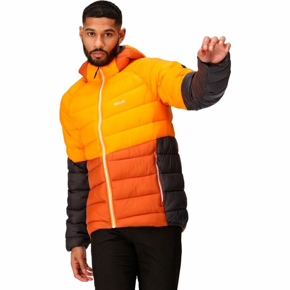 5063019264271 - Wasserdichte Jacke für Männer Harrock II Ora Dunkelorange