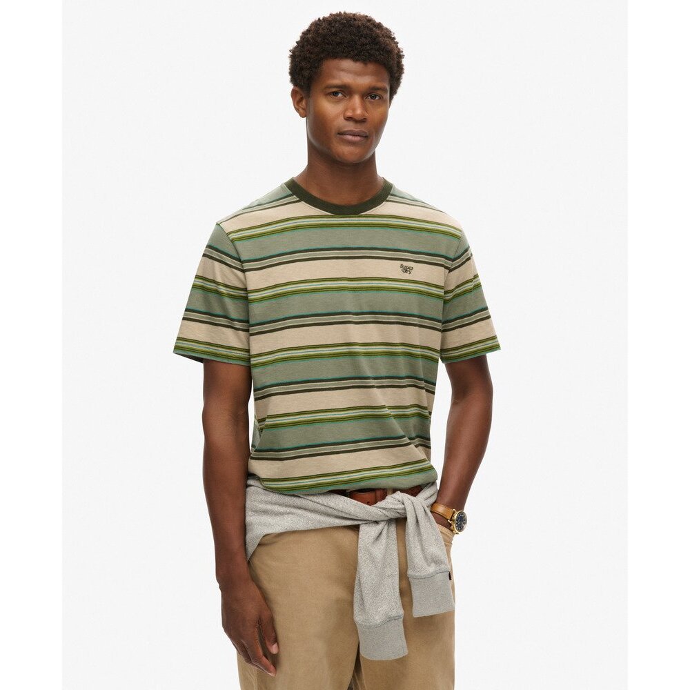 5063068020910 - Lässiges gestreiftes T-Shirt Superdry 5063068020910 - Lässiges gestreiftes T-Shirt Superdry