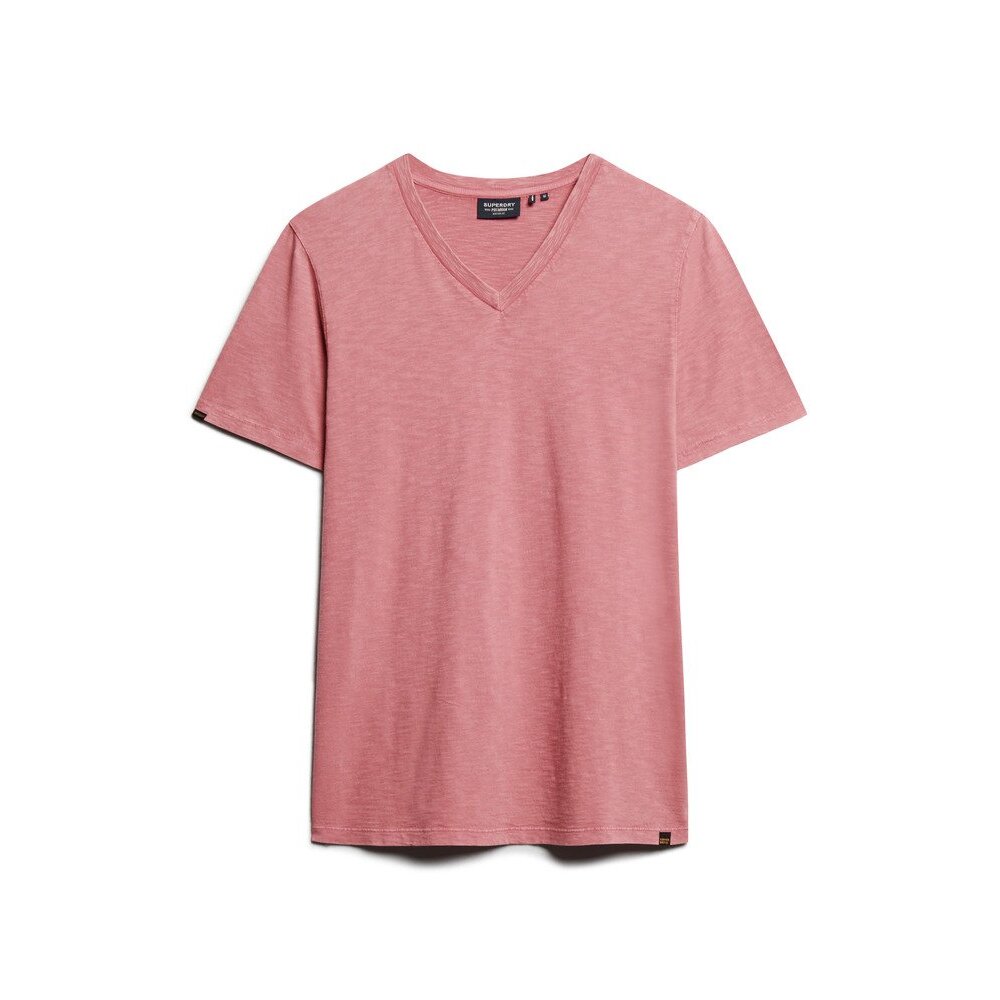 5063068042431 - Meliertes T-Shirt mit V-Ausschnitt Superdry 5063068042431 - Meliertes T-Shirt mit V-Ausschnitt Superdry